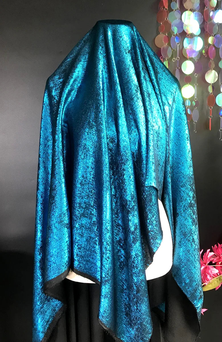 Soft Bronzing Velvet Fabric By The Meter for Dress Costumes Decoration Diy Sewing Designer Cloth Comfortable Glossy Black Blue