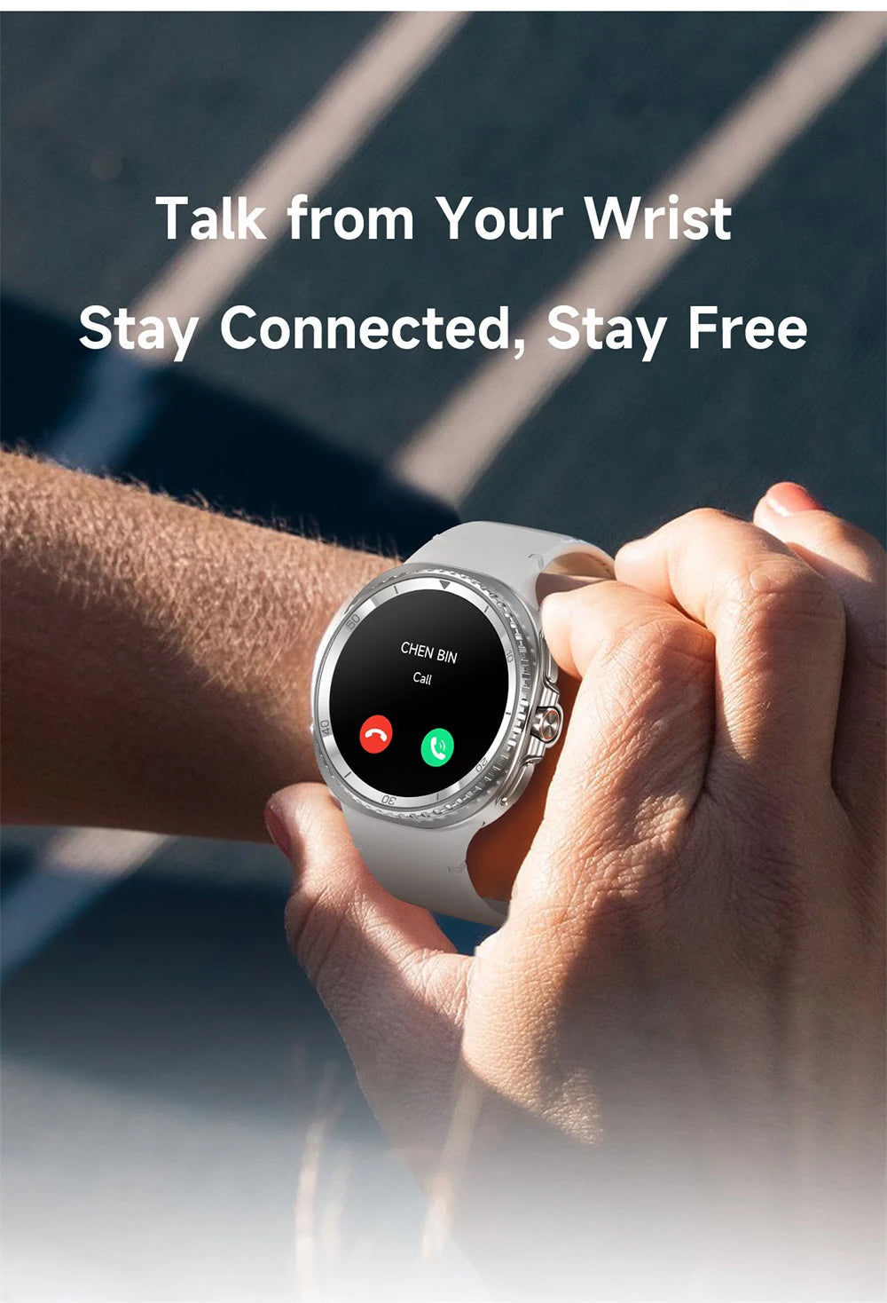 Fashion Smart Watch Blue Tooth Call Watches Heart Rate Waterproof SmartWatch Voice Assistant NFC Sport Fitness Music Bracelet