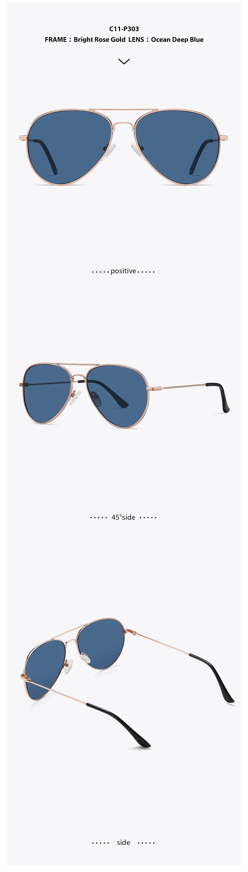 Men Concave Sunglasses Women Anti Rays UV400 Sun Glasses Metal Eyeglasses Frame Pilot Goggles Travel Driving Sunscreen Eyewear