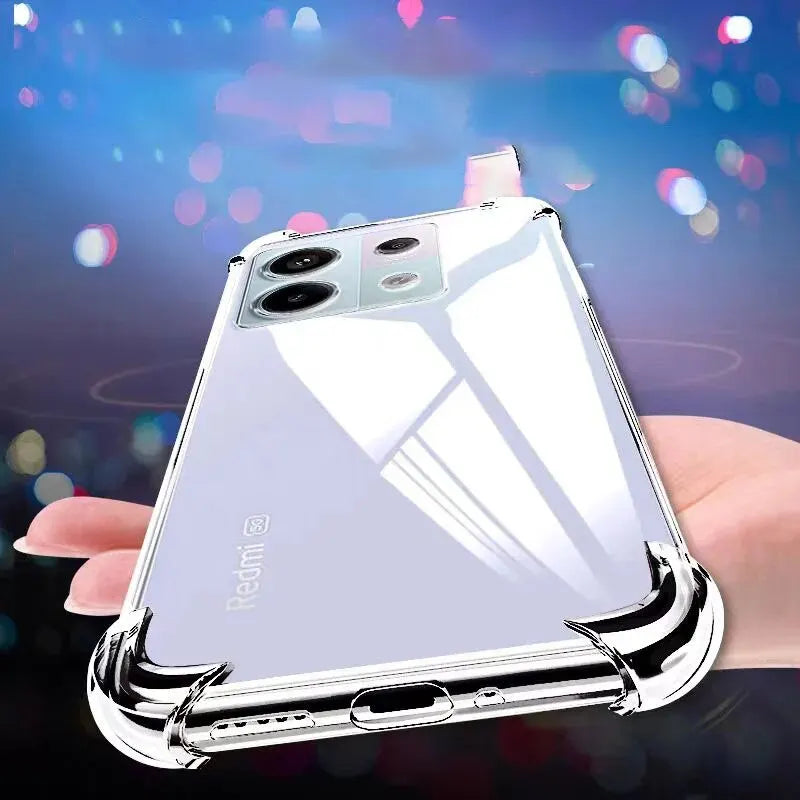 1.5MM Thick Shockproof Case For Xiaomi Redmi Note 13 Pro 4G Ultra Clear Case on For Redmi Note 13 Pro Plus 5G Back Cover