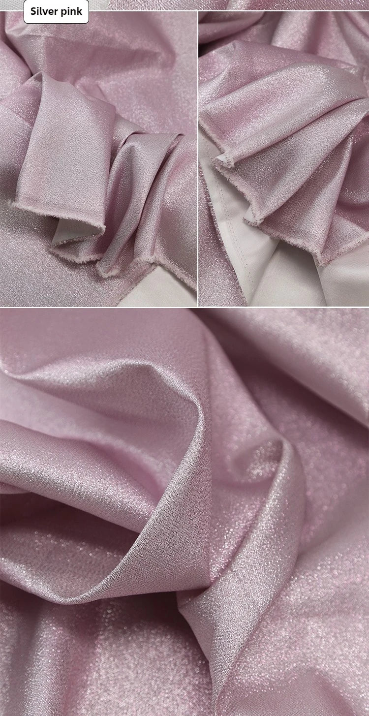 Mermaid Gradient Phantom Fabric Glitter By The Meter for Upholstery Skirts DIY Sewing Fashion Designer Cloth Breathable Textured