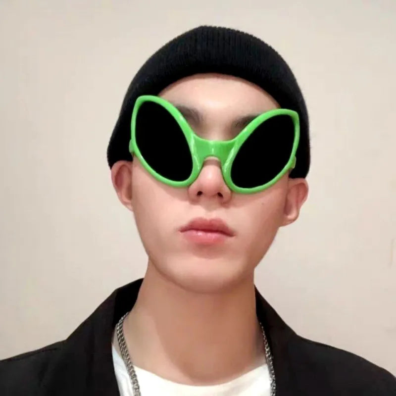 New Funny Alien Glasses for Men Women Kid Holiday Halloween Party Supplies Sunglasses Dance Alternative Shapes Sun Glasses