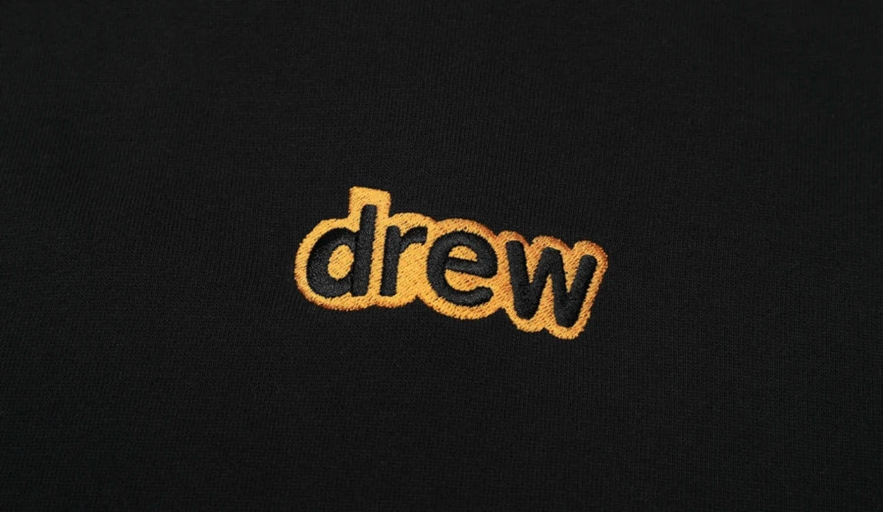 Drew House Men's Clothing Embroidery Printing logo autumn and winter designer American retro print loose Solid color Coat Jacket