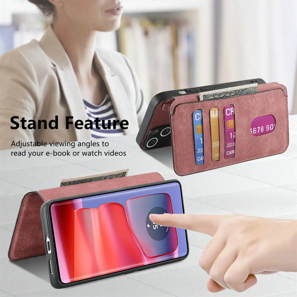 Edge 50 60 Fusion 5G Flip Case For Motorola Edge 60 Pro Detachable Leather Wallet Funda Moto Edge 50 Neo 60s Pro 70 S50 Cover
