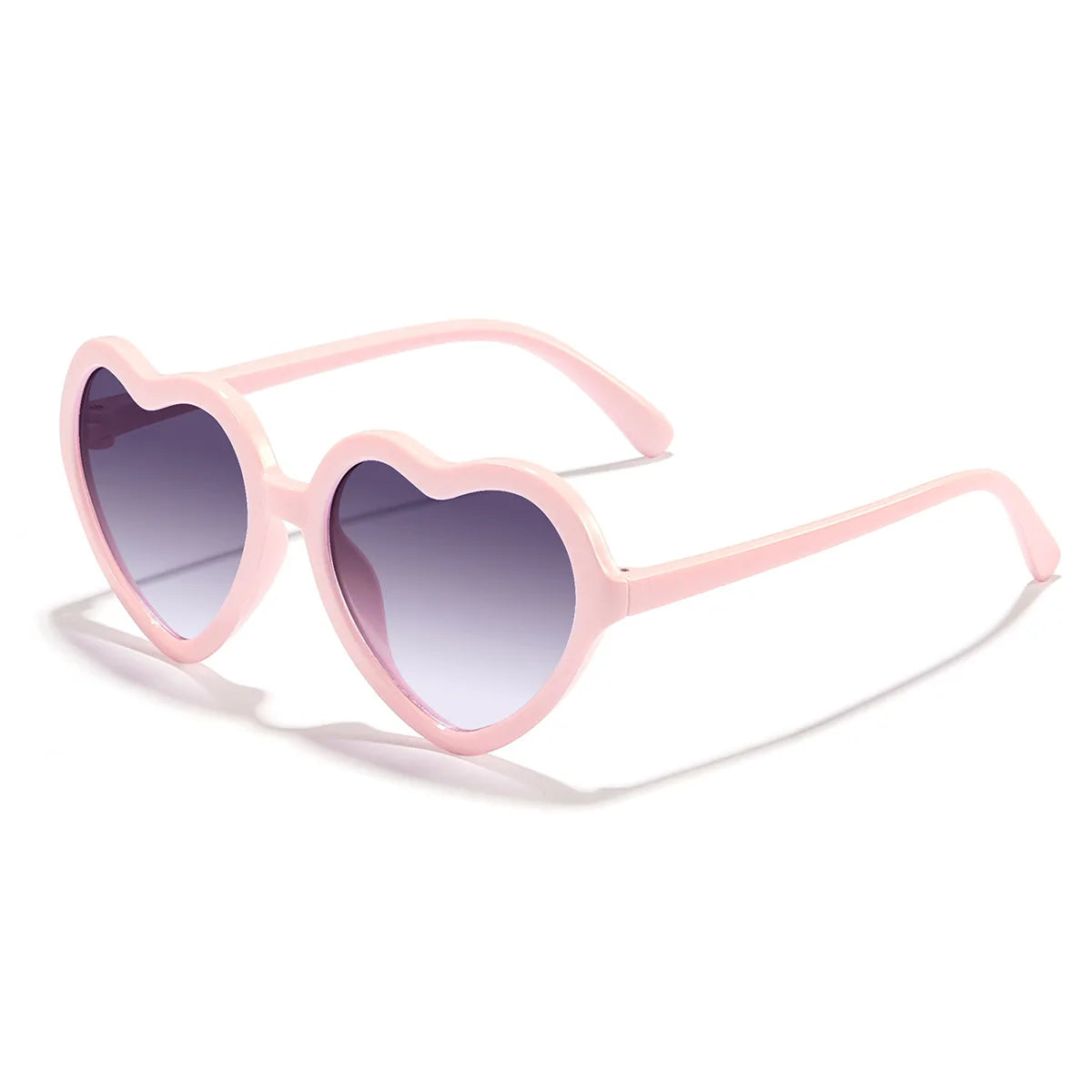 Stylish Kids Heart Sunglasses Large Frame Cute Eyewear For Boys Girls Baby Toddler 0-12 Years UV400 Protection Outdoor Shades