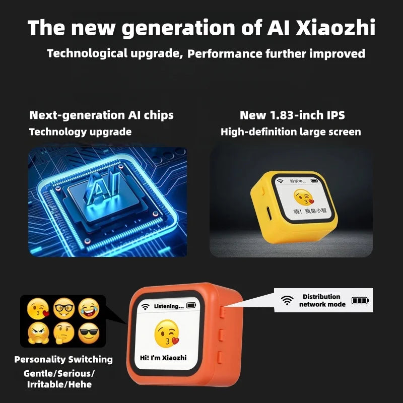 AI Intelligent Robot Toy for Companion Storytelling Chat Emotional Pets Trendy Gift for Kids And Adults
