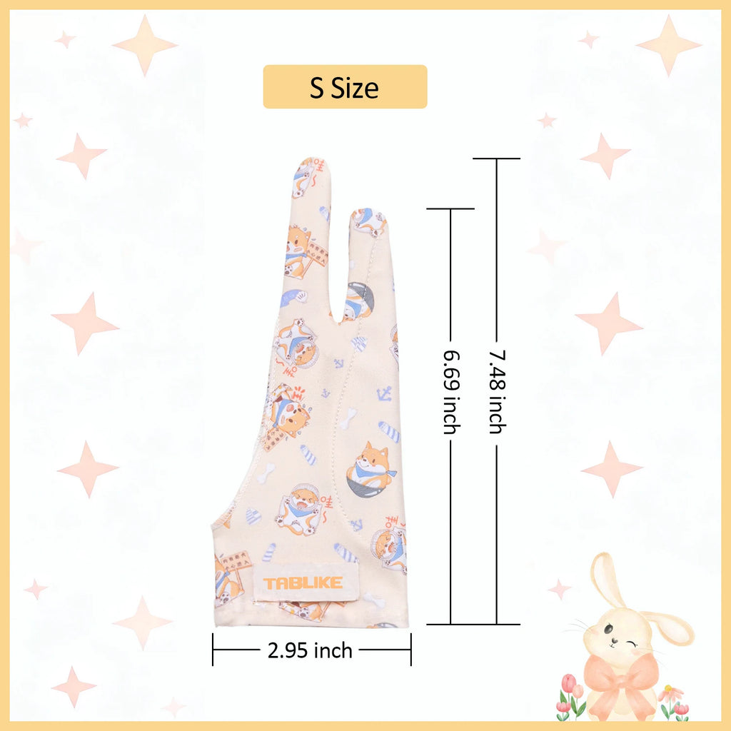 Three-layer Non-slip Glove for iPad/Graphics Drawing Tablet HUION /WACOM/XP-PEN, Drawing Glove for sketching Paiting Art Student
