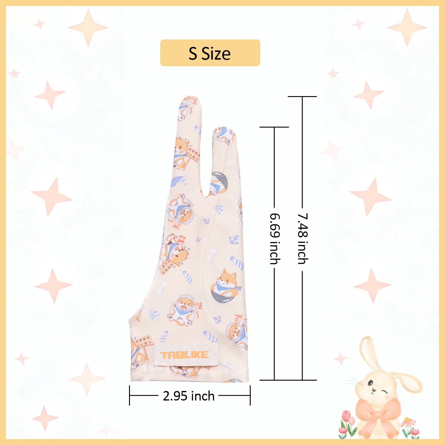 Three-layer Non-slip Glove for iPad/Graphics Drawing Tablet HUION /WACOM/XP-PEN, Drawing Glove for sketching Paiting Art Student