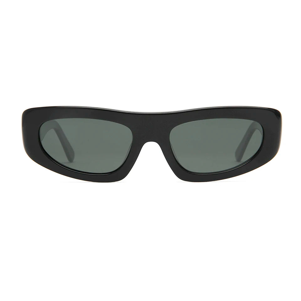 Designer Punk Pilot Sun Glasses For Men Polarized Acetate Sunglasses Female Men Brand Designer Outdoor Trendy Glasses UV400