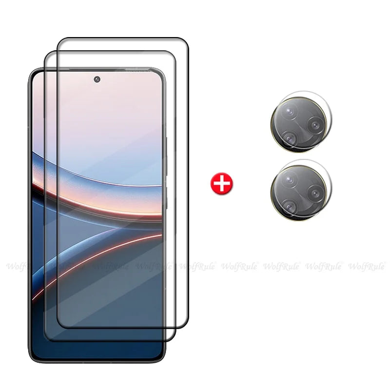 6-in-1 For Poco F7 Ultra Glass Xiaomi Poco F7 Ultra Tempered Glass Full Cover Glue 9H Screen Protector Poco F7 Ultra Lens Glass