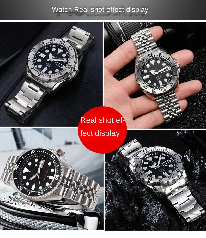 For seiko No. 5 SKX009/007 SKX175/SKX173 Solid Stainless Steel metal Watch Strap 20mm 22mm Watch Accessories Watch Belt Bracelet
