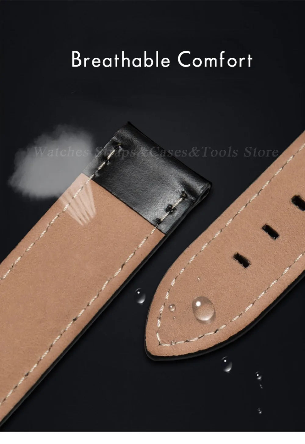Genuine Leather Watch Straps For DW For Omega Watchband 12mm 13mm 14mm 17mm 18mm 19mm 20mm 22mm Women Men Sport Wrist Bracelets