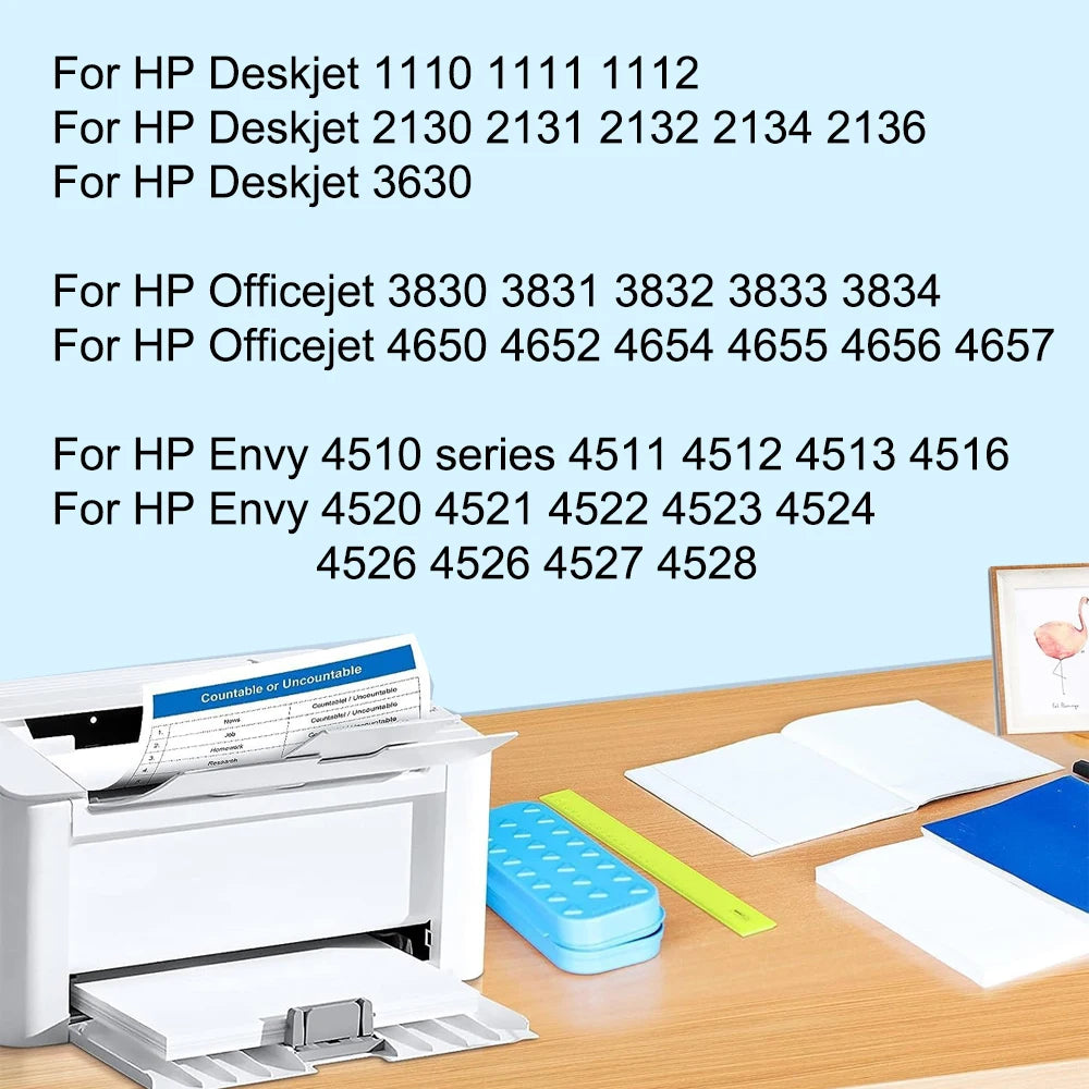 Vilaxh 302 For HP 302XL Ink Cartridge HP302 XL Remanufactured Deskjet 2130 2131 1110 1111 1112 3630 5200 3639 4520 Printer