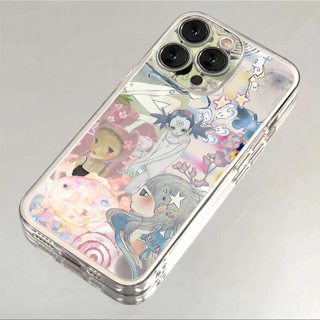 Aya Takano Phone Case For Xiaomi Redmi Note 13 12 12C 11 10 10C 13C 10s 9 9s 9A 9T 9C 8 7 Pro Max 4G 5G Luxury Transparent Cover