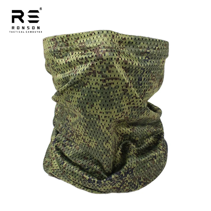 Men's Summer Lightweight Outdoor Cycling Sunscreen Face Mask, Integrated Scarf