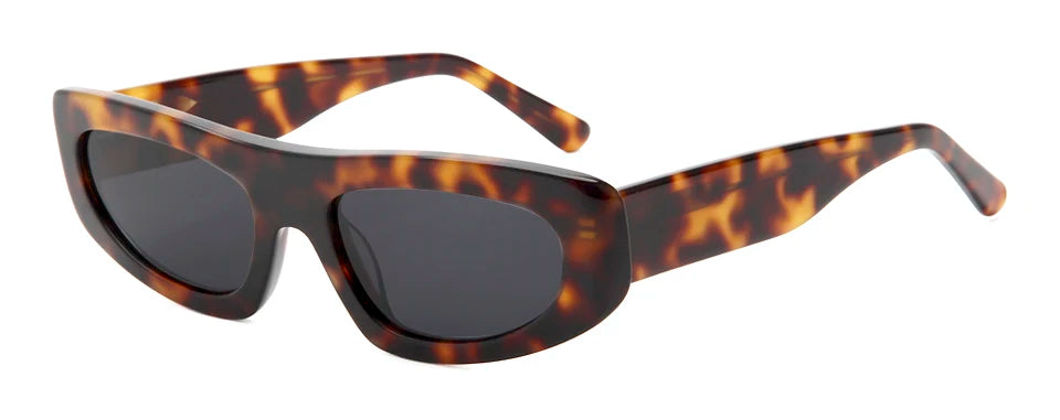 Designer Punk Pilot Sun Glasses For Men Polarized Acetate Sunglasses Female Men Brand Designer Outdoor Trendy Glasses UV400