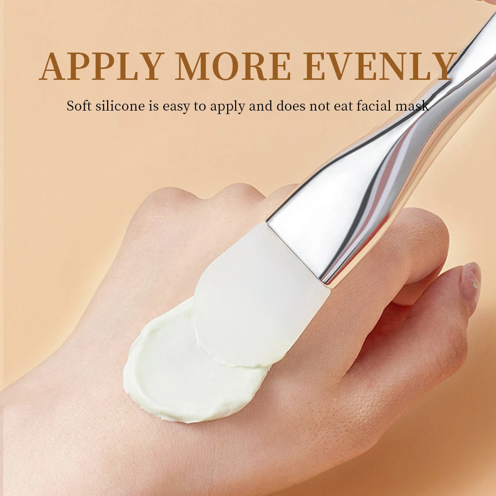 GECOMO Silicone Mask Brush Double-headed Smearing Face Cleansing Mud Mask Special Beauty Tool