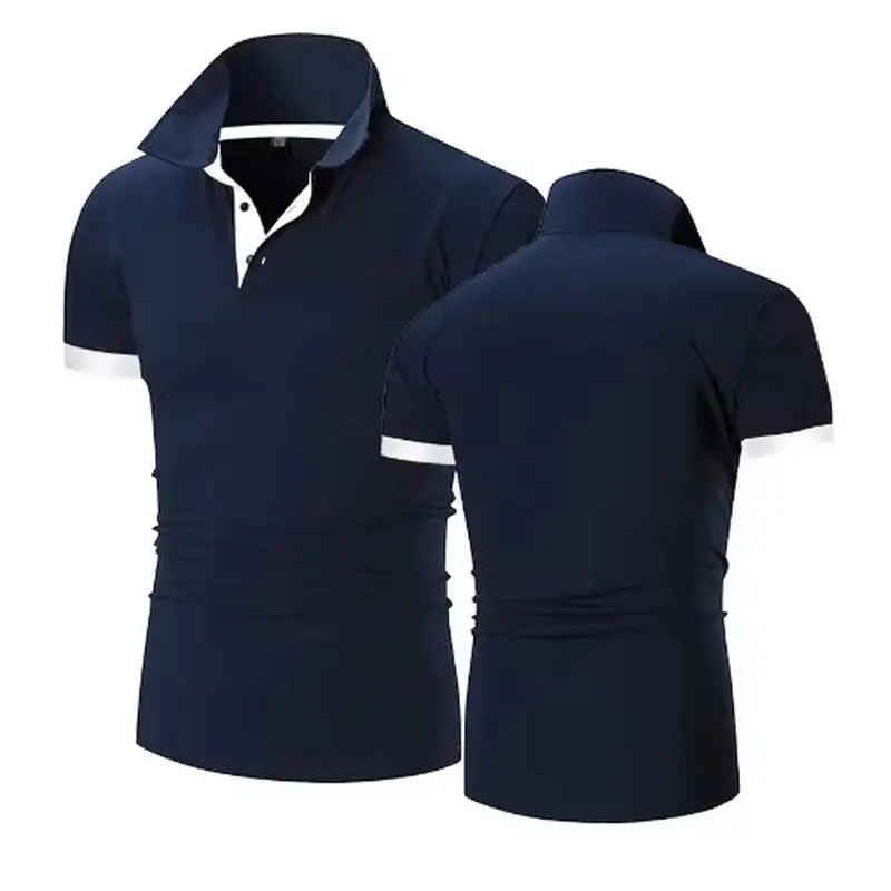 Custom Logo Casual Customize Polo Shirt Men's Summer Fashion T-Shirt Sports Wear Slim Outdoor Duplex prints Clothes S~5XL 2025
