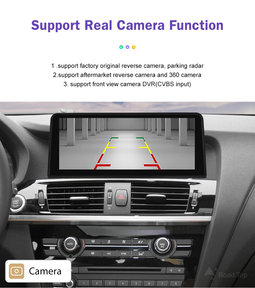 1920*720 Multimedia Touch Screen Wireless Carplay For BMW X3 F25 X4 F26 2014-2016 CIC NBT System Android Auto NBT System
