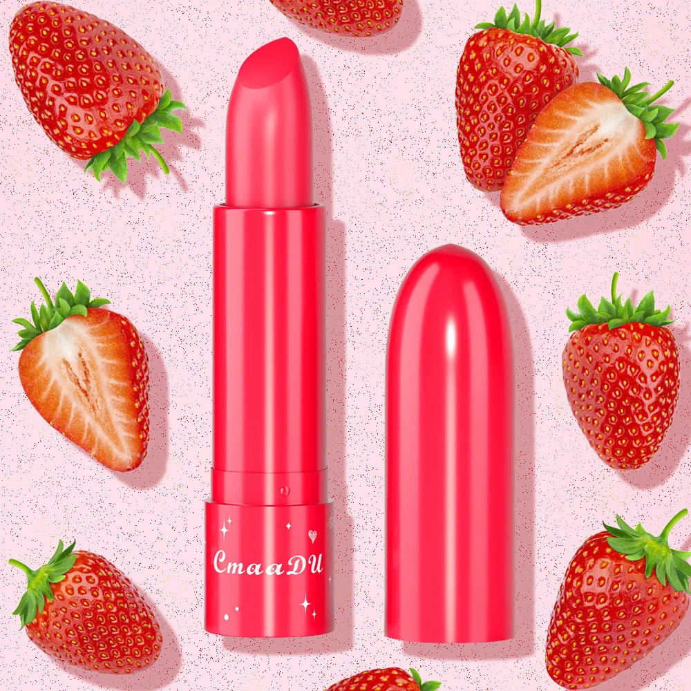 6 Colors Fruity Lip Balm Waterproof Fruit Color Tinted Shine Changing Moisturizing Nourishing lipstick Make Up Lip Care