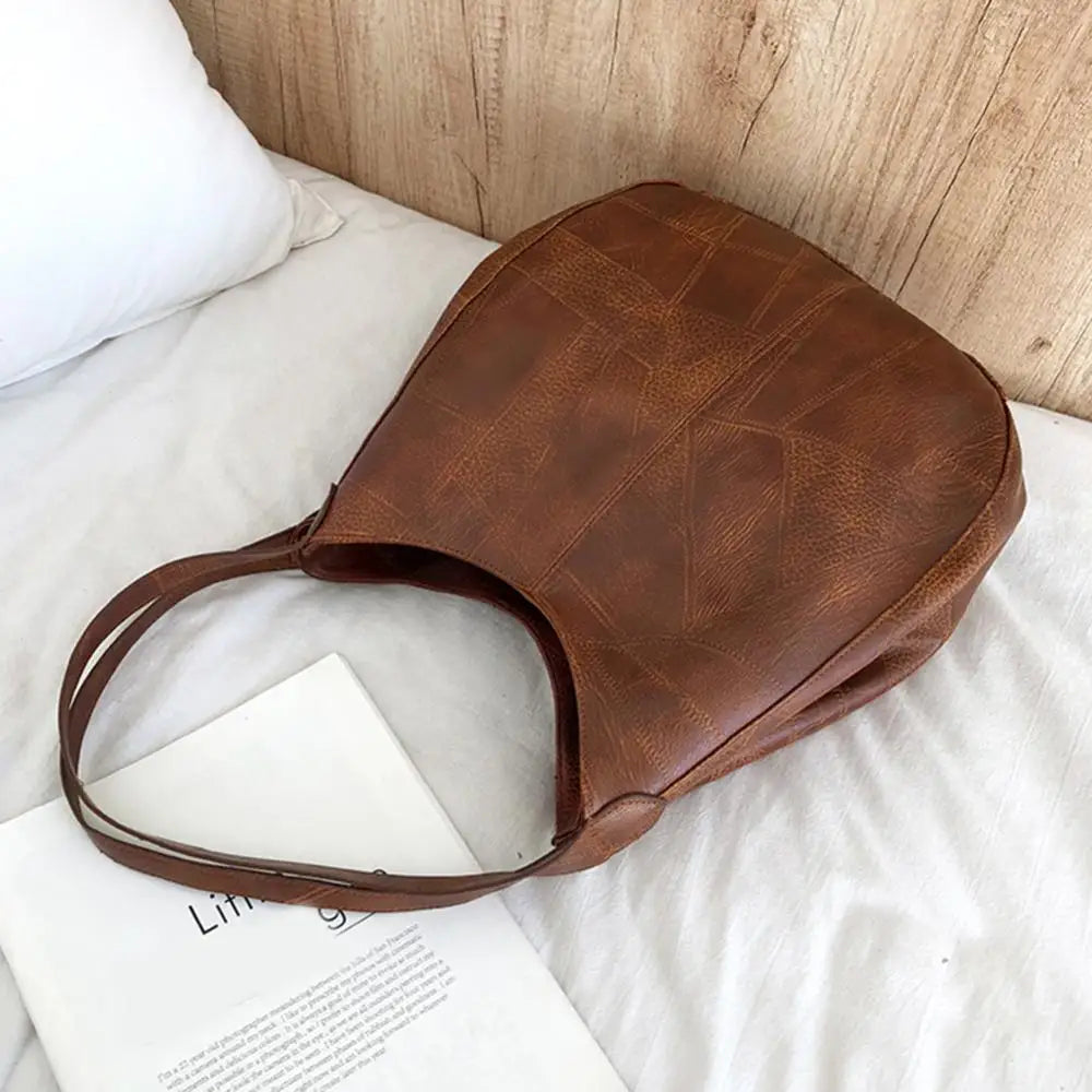 Women's Handbags Vintage Luxury Leather Shoulder Bag Designers Large Bag Modern Fashion Brand Female