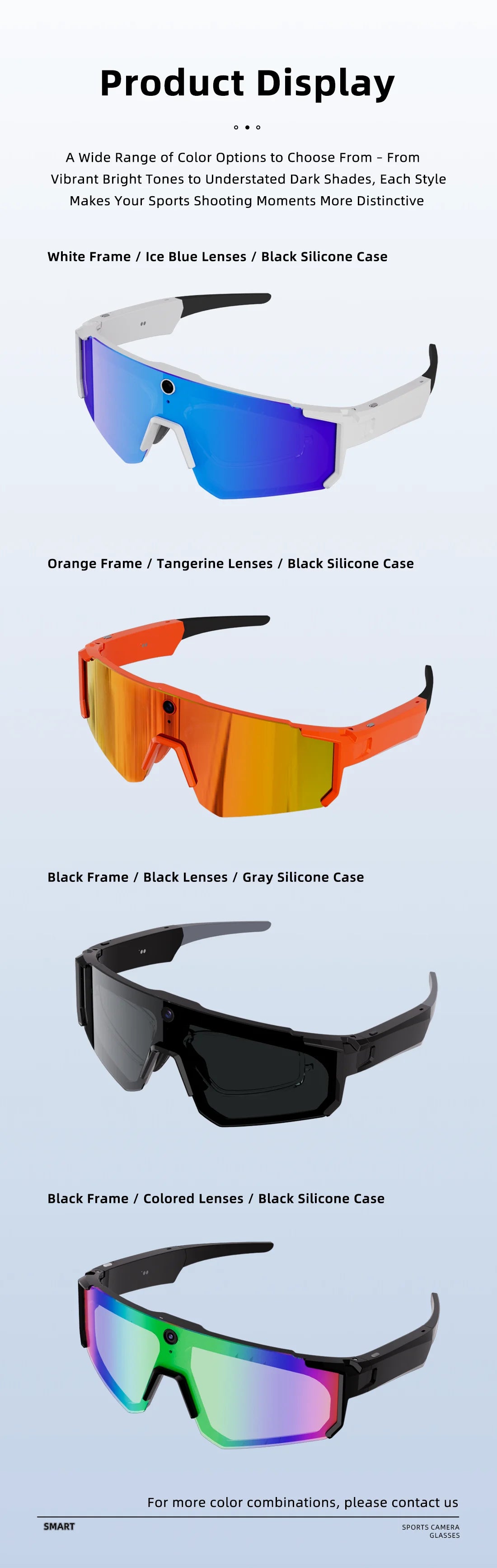 New Ai Intelligent Glasses For Outdoor Cycling Goggles With 800w Camera And High-definition Anti Shake Mini Recording Glasses