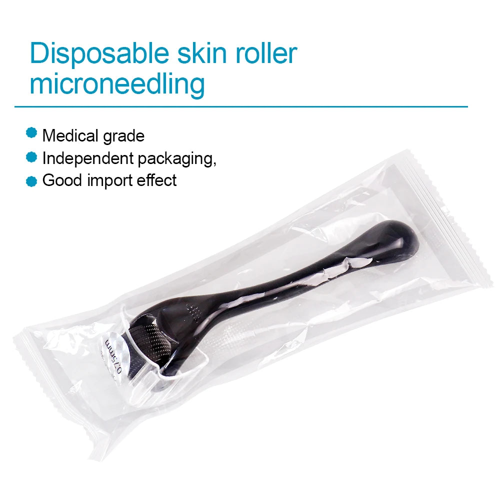 Professional 540 Needles for Facial Body Hair Growth Derma Roller for Skin Beard 0.2mm 0.25mm 0.3mm Needle Beauty Roller