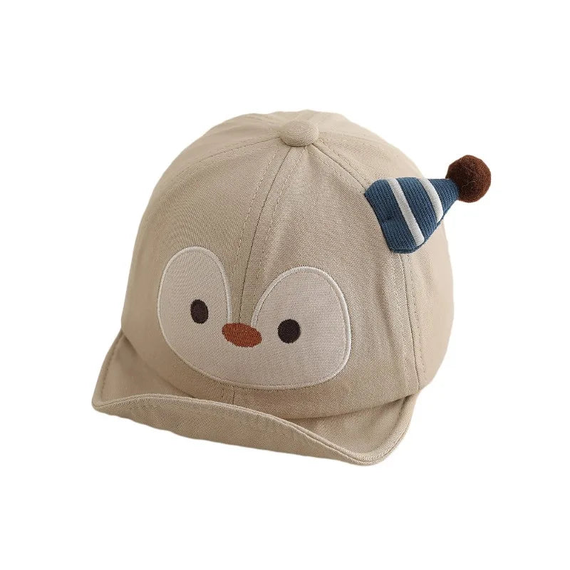 Baby Hat Spring Summer Sun Cap 48-50cm 6-24 Months Cute Duckbill Girls Boys Cap Toddler Infant Thin Sunscreen Baseball Kids Cap