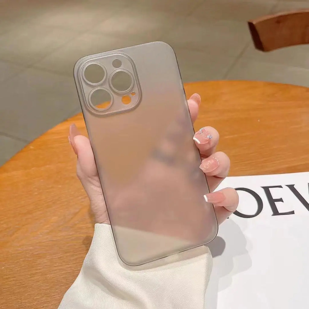 Ultra Thin Translucent Case For iphone 11 12 13 14 Pro Max 13 mini 6 6S 7 8 Plus XR X XS Max SE 2020 2022 Frosted Cover Cases
