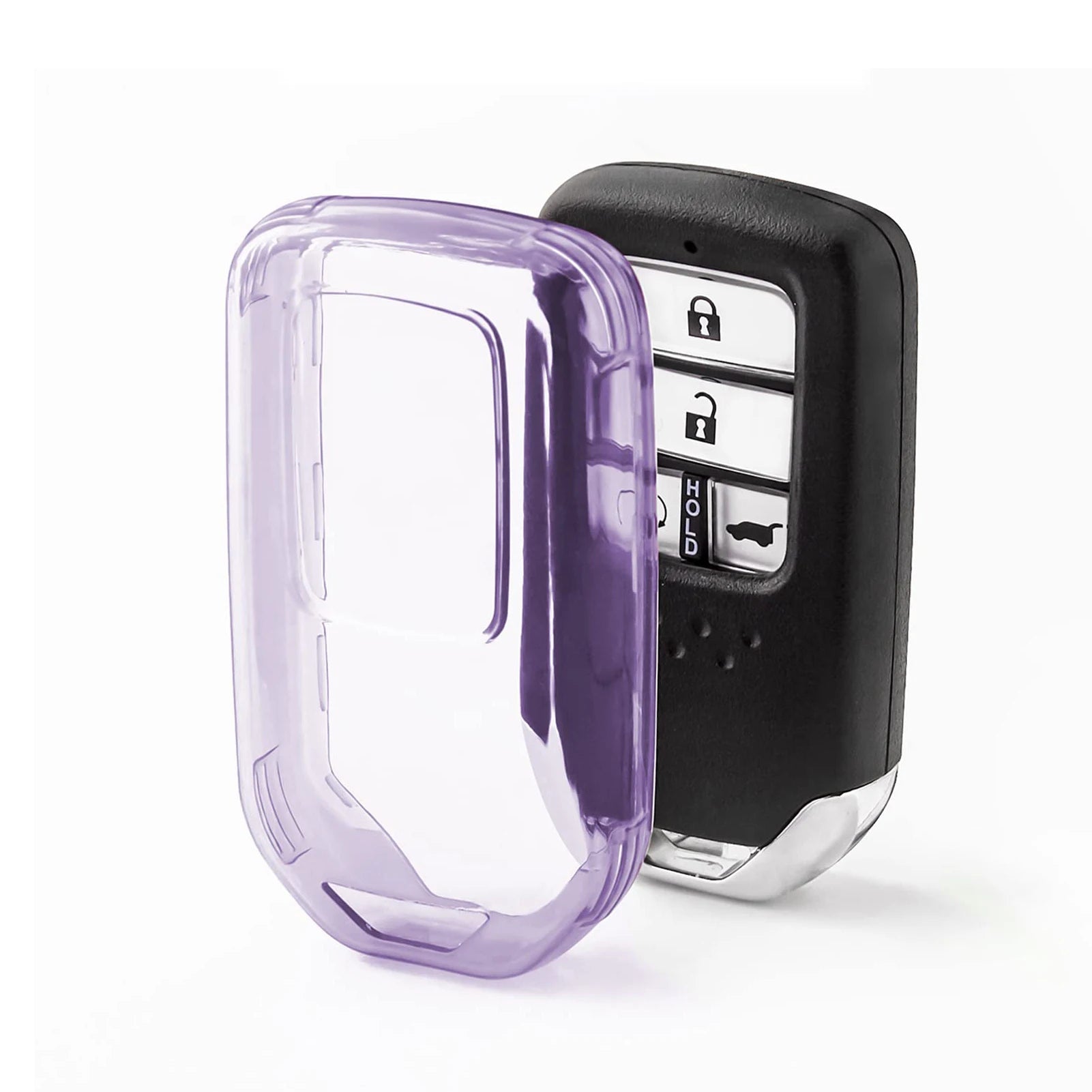 Transparent Key Protector for Honda Vezel City Civic Jazz BRV BR-V HRV Pilot Odyssey TPU Car Smart Remote Key Fob Case Cover