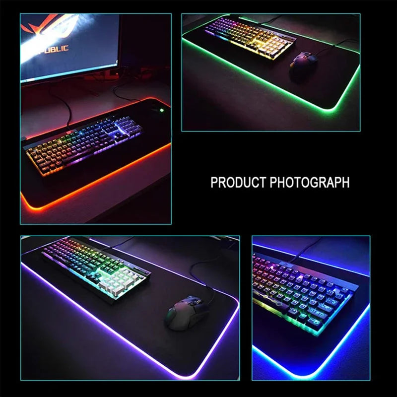 ARK Survival Evolved RGB Mouse Pad Game Mousepad Gaming Table Carpet Gamer Computer Desk Mat Rubber No-slip Dinosaur Mouse Mat