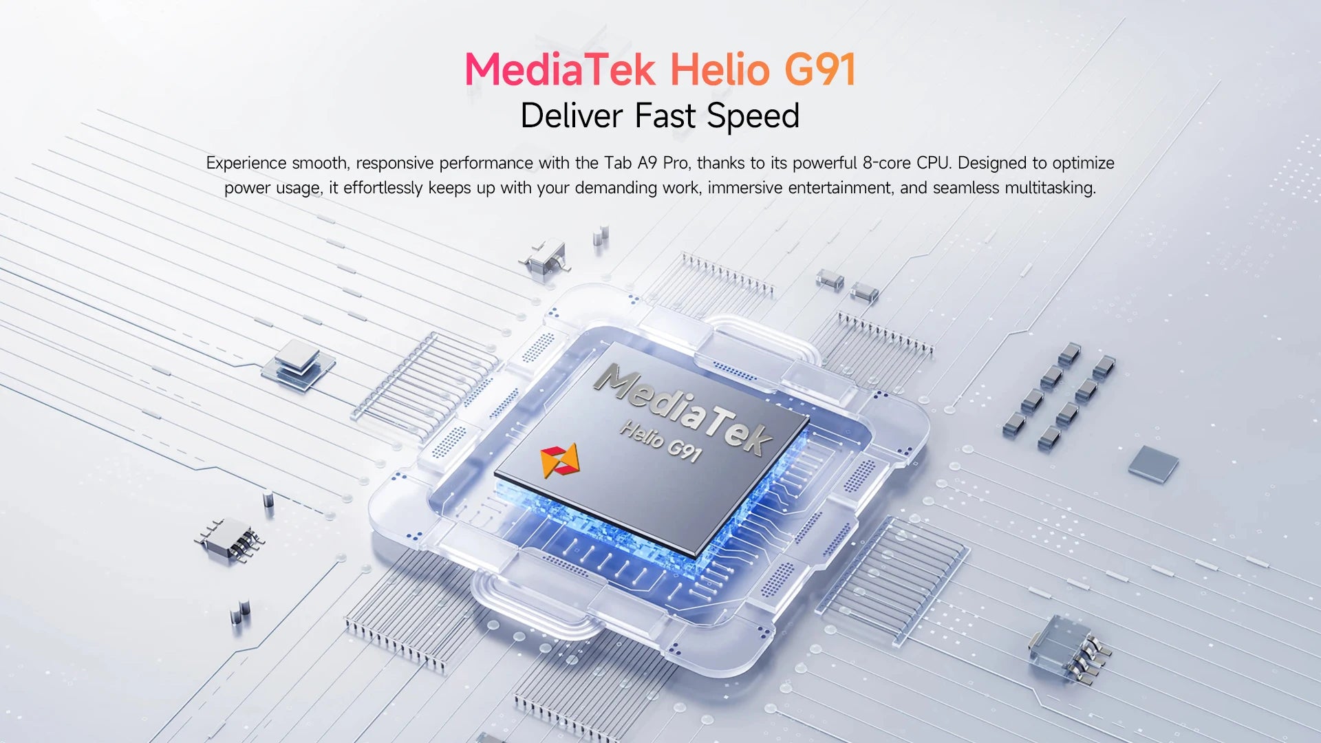Ulefone Tab A9 Pro Tablet MTK G91 8.68" Up to 8GB RAM (4+4) 128GB ROM 12MP+13MP Android 15 4G Tablet