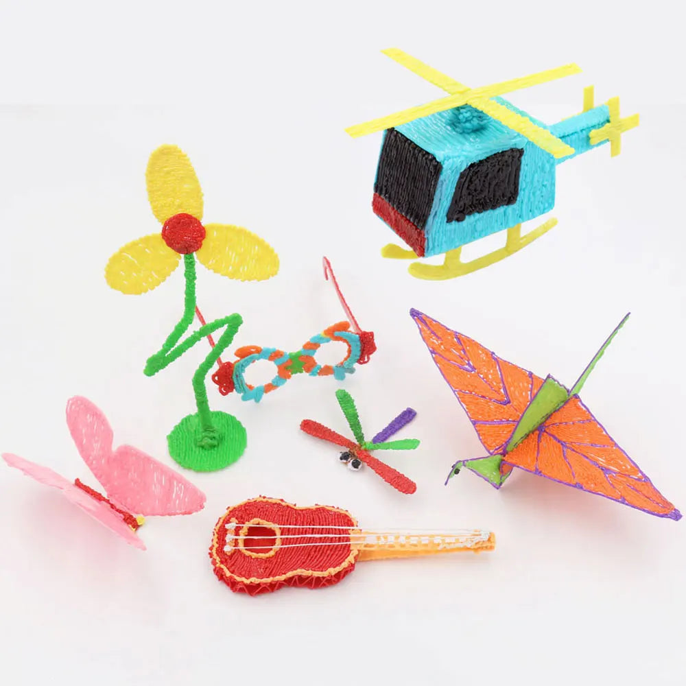 3D Printing Drawing Pen Silicone Design Pad with Basic Stencil Comes with 2 Silicone Finger Cots Excellent 3D Pen Drawing Tool