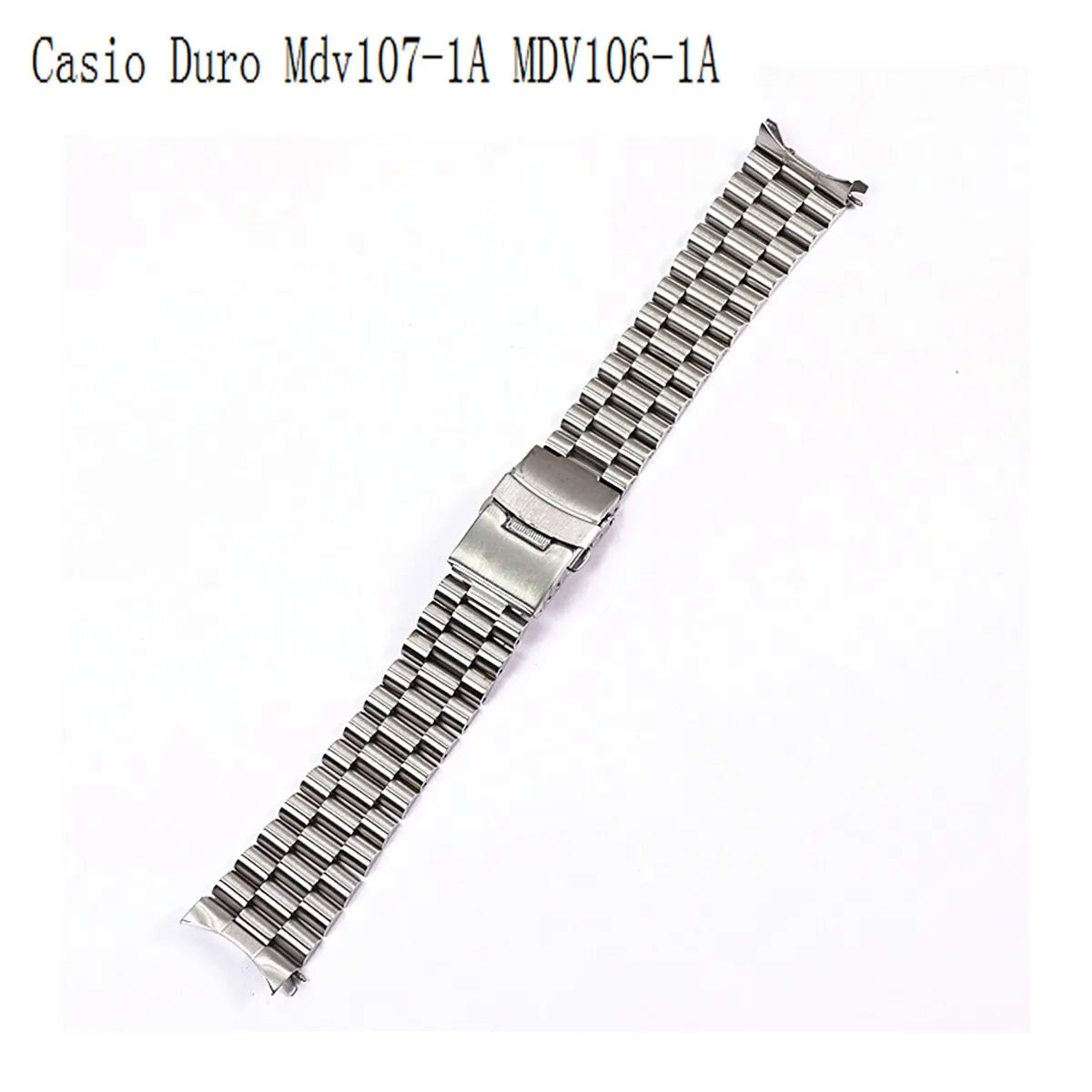 3 Styles 22mm Diving Steel Metal Strap For Duro Mdv107-1A MDV106-1A Watch Wristband Bracelet Watchband Replacement Parts