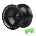 High-quality Yoyo Unresponsive Yoyo Competitive Yo-Yo,Alloy Yoyo for Beginners,Easy Practise Tricks,with Strings,Black