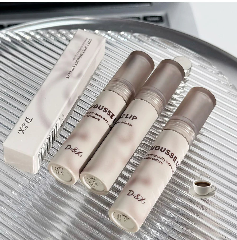 Retro Plum Vintage Lipstick Waterproof Lasting Smoky Nude Purple Matte Lip Mud Natural Black Chocolate Rose Red Lip Tint Makeup