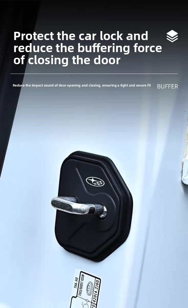 Anti-collision Car Door Lock Protection Cover For Subaru Impreza Forester Outback Legacy Crosstrek XV Leone WRX Solterra Levorg