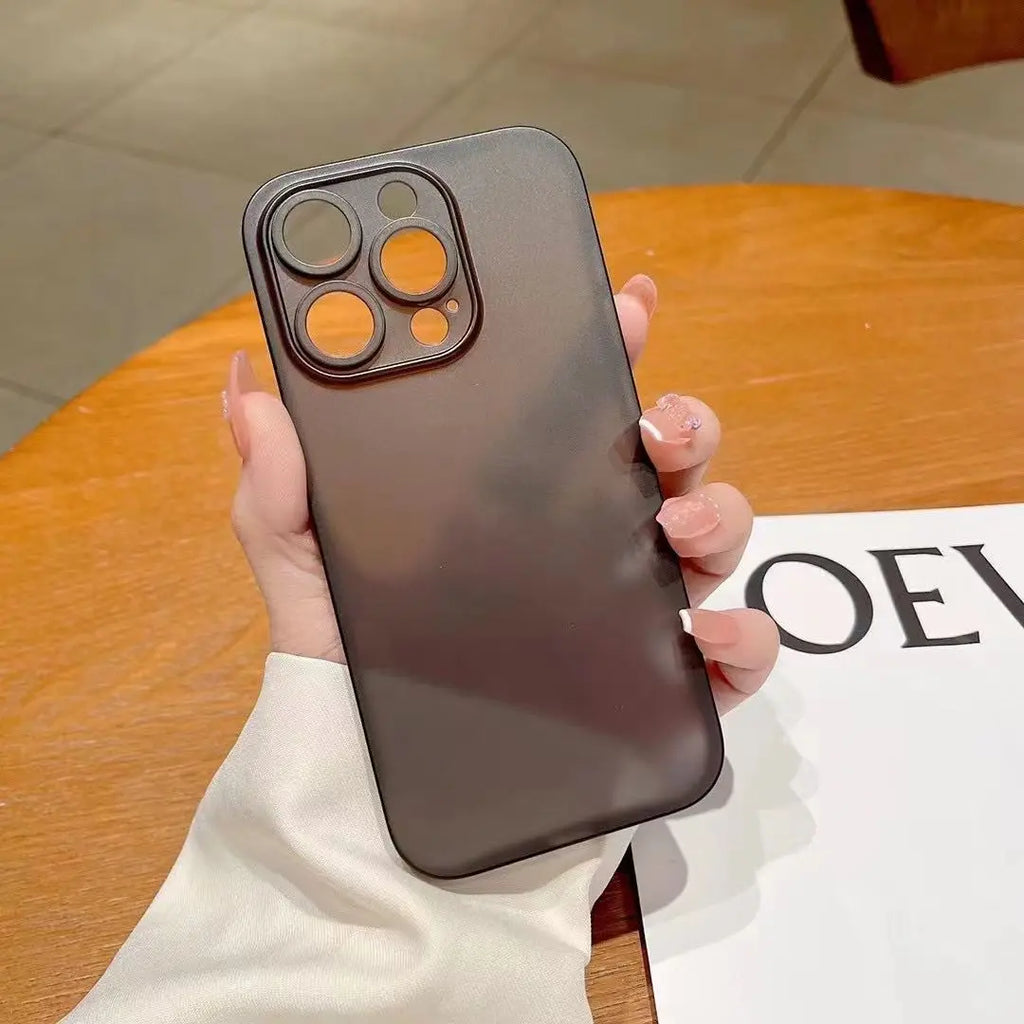 Ultra Thin Translucent Case For iphone 11 12 13 14 Pro Max 13 mini 6 6S 7 8 Plus XR X XS Max SE 2020 2022 Frosted Cover Cases