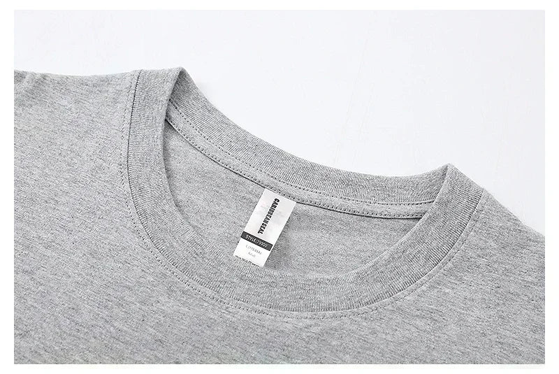 The Camvana Printed T-Shirt 100% Cotton Oversized Abstract Graphic Tees for Men Women Summer Tops Y2K Streetwear
