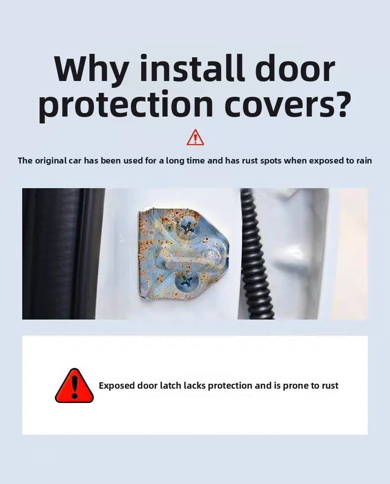 Anti-collision Car Door Lock Protection Cover For Subaru Impreza Forester Outback Legacy Crosstrek XV Leone WRX Solterra Levorg