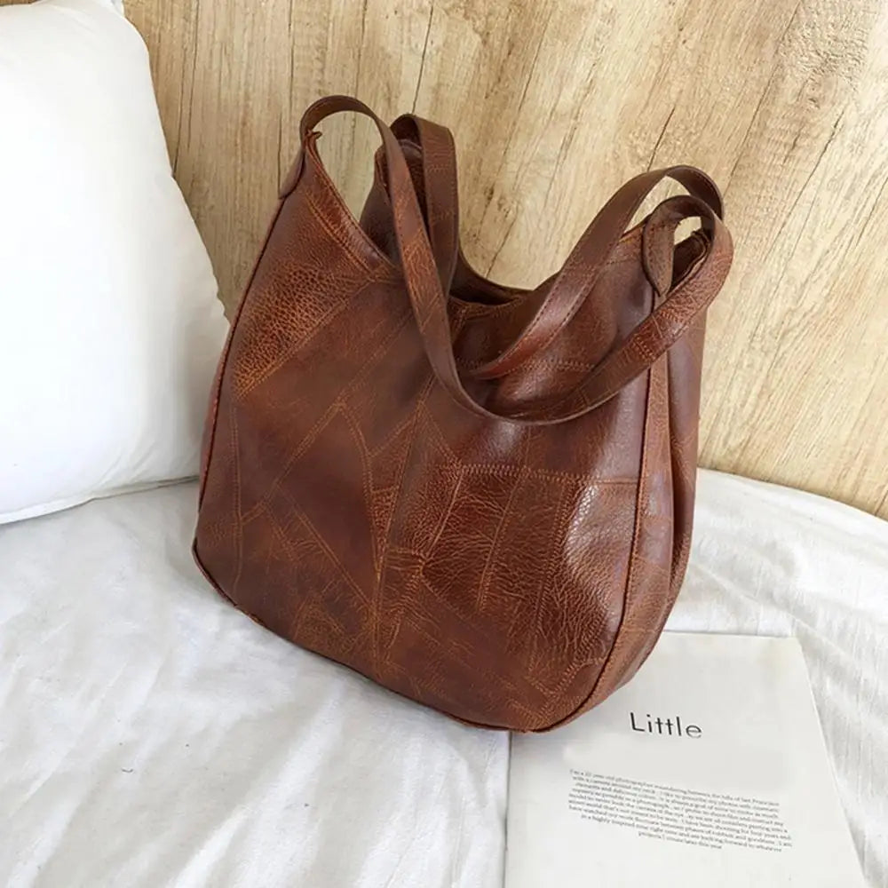 Women's Handbags Vintage Luxury Leather Shoulder Bag Designers Large Bag Modern Fashion Brand Female