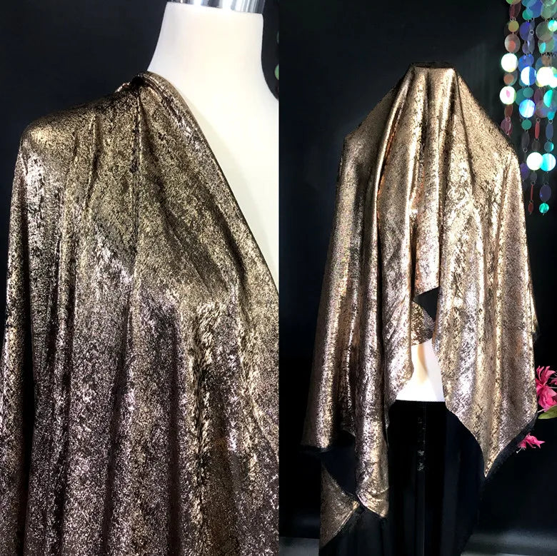 Soft Bronzing Velvet Fabric By The Meter for Dress Costumes Decoration Diy Sewing Designer Cloth Comfortable Glossy Black Blue
