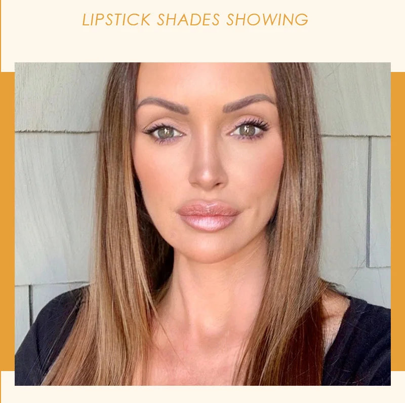 3PCS Luxury Makeup Women Waterproof Lipstick Dropshipping Magic Nude Color Glitter Lipstick Set Matte Long Lasting