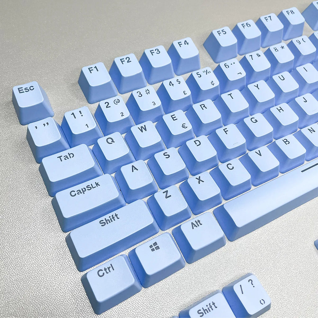 Russian Keycaps Spanish Arabic Korean Portuguese French German Thai Letters Translucent Keycaps For Cherry MX Switch 104 Key LK1