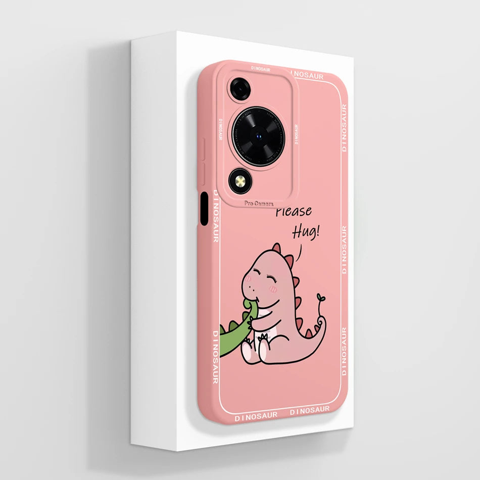 Case For Huawei Nova Y72 Cute Design Phone Cover Camera Protector Soft Liquid Silicone Funda Models MGA-LX3 Protective Bumper