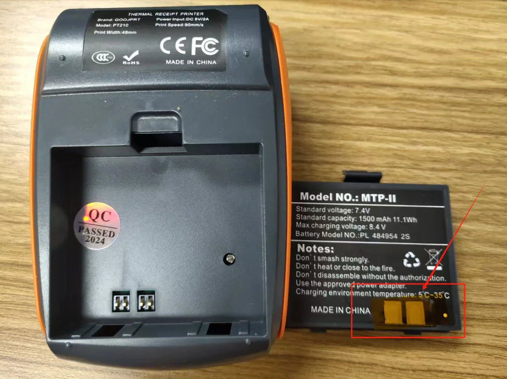 Mini Portable Thermal Printer Bluetooth For Phone Portable Printer Machine For Small Business 58mm Wireless Receipt Impresora