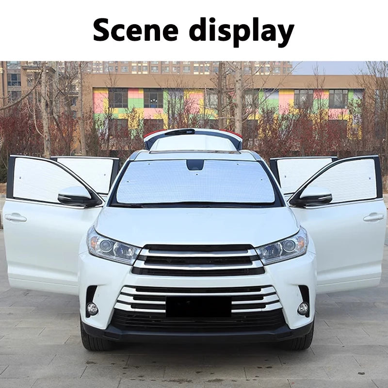 Surround Visor For MG ZS EV ZX ZST EZS ZS11 2018~2024 Cars Sunshades Anti-UV Privacy Blocks Sunscreen Window Auto Accessories