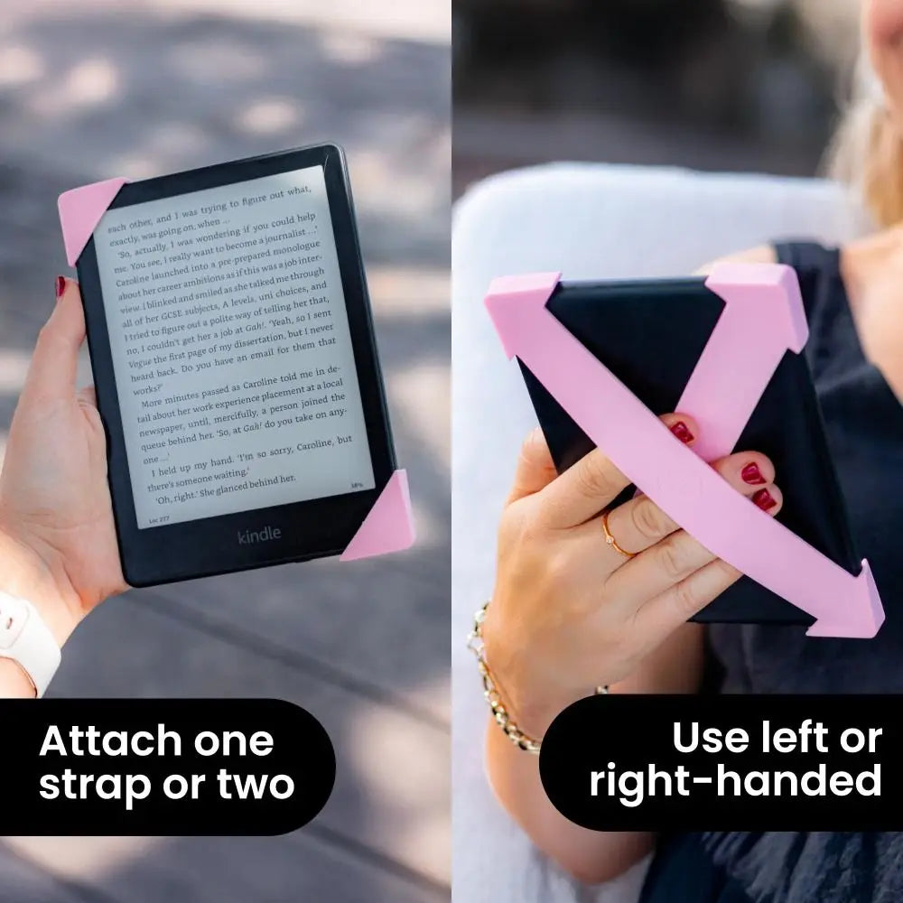 PU Leather 6-7" eReader Secure Hand Strap High Elastic Handle Holder for Kindle Paperwhite/Kobo/Voyaga/Pocketbook/Tolino