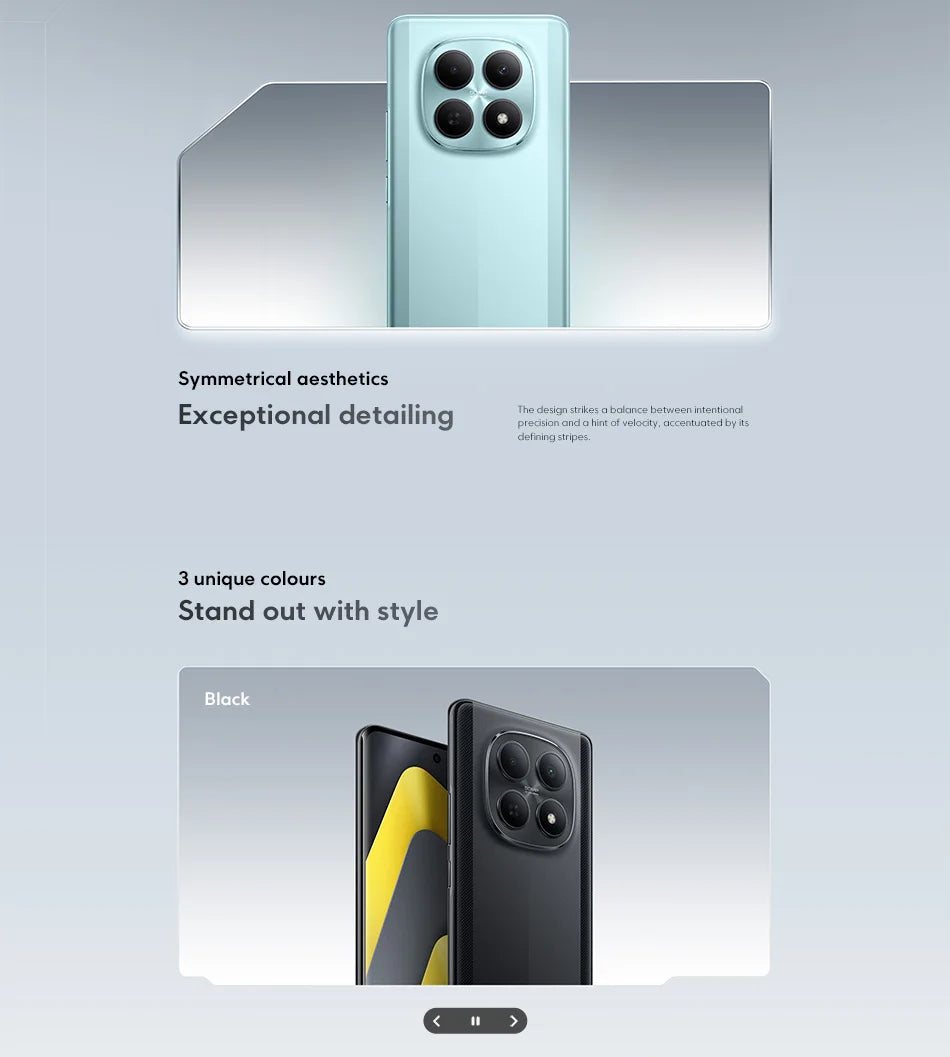 Global version POCO M8 Snapdragon® 6 Gen3 NFC 6.77" Flow AMOLED display 50MP main camera smartphone 45W turbo charging 5520mAh