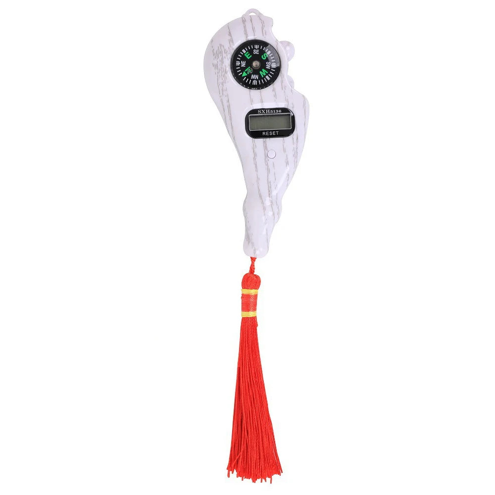 Electronic Digital Electronic Tally Counter with Compass Tassel Finger Game Toy Manual Reset Decompress Relax Tool LCD Register